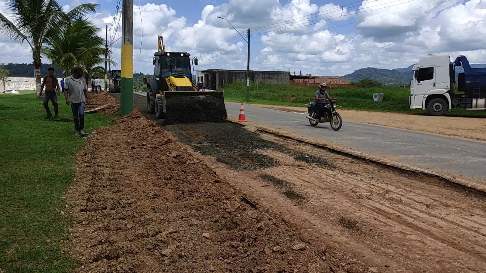 Camacã: Construção da Ciclovia em ritmo acelerado